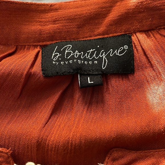 b. Boutique by evergreen Embroidered Boho Dress - Picture 3 of 4